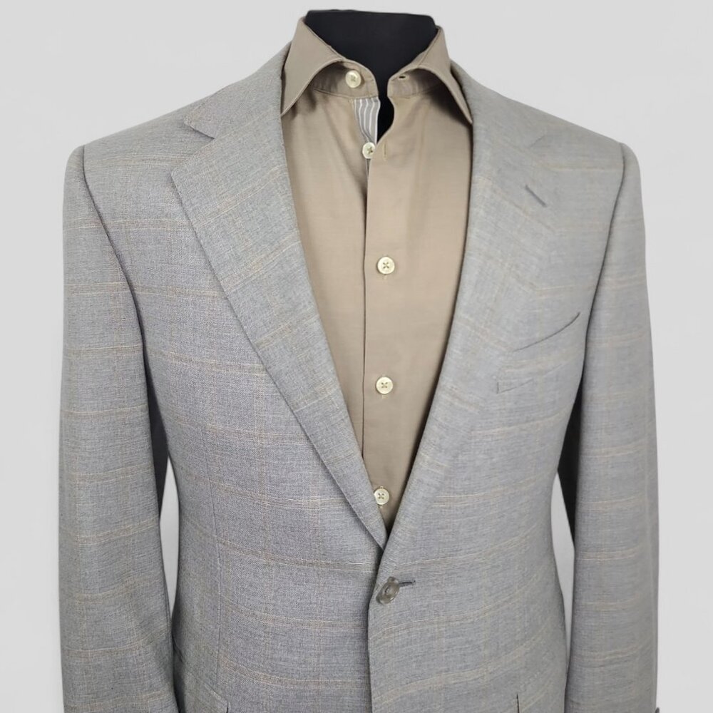 Ermenegildo Zegna 40R Wool 2 Button Sport Coat Blazer - Picture 2 of 16